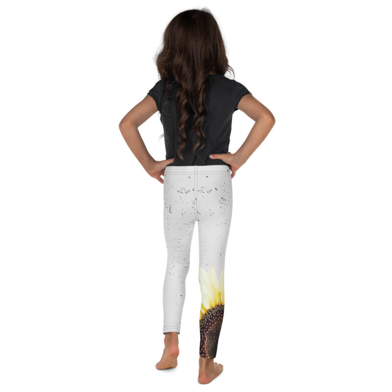 Sunflower Accent – Children’s Leggings Sunflower Accent – Children’s Leggings kids' leggings – 2T (back view)