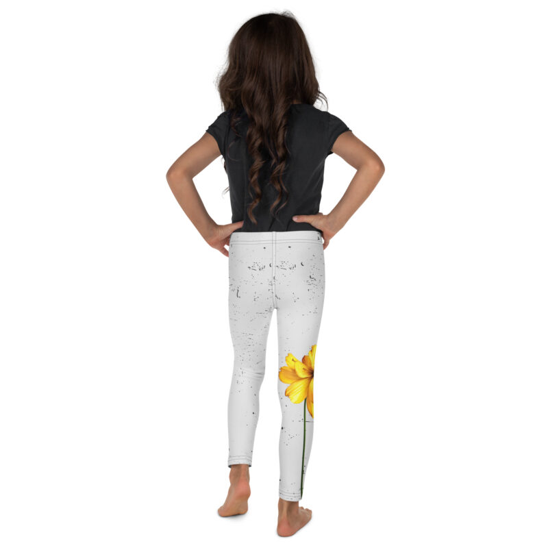 Yellow Cosmos – Children’s Leggings Yellow Cosmos – Children’s Leggings kids' leggings – 2T (back view)