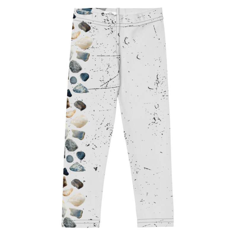 Stone Pattern – Children’s Leggings Stone Pattern – Children’s Leggings kids' leggings – 2T (front view)