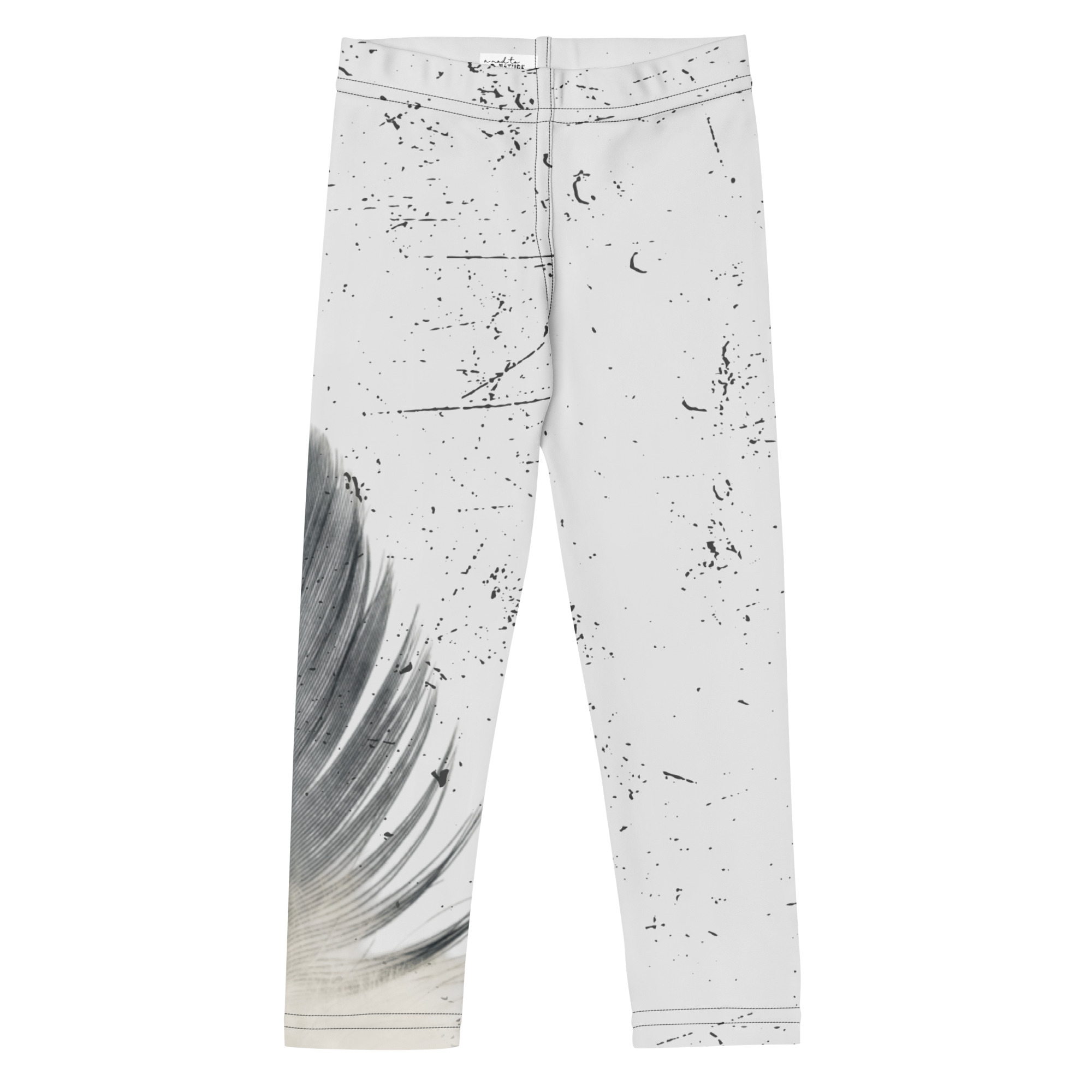 Feather – Children’s Leggings Feather – Children’s Leggings kids' leggings – 2T (front view)