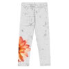 Dahlia Red – Children’s Leggings kids' leggings – 2T (front view)