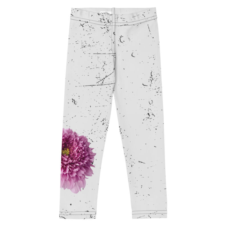 Double Cosmos Pink – Children’s Leggings Double Cosmos Pink – Children’s Leggings kids' leggings – 2T (front view)