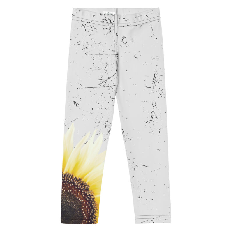 Sunflower Accent – Children’s Leggings Sunflower Accent – Children’s Leggings kids' leggings – 2T (front view)