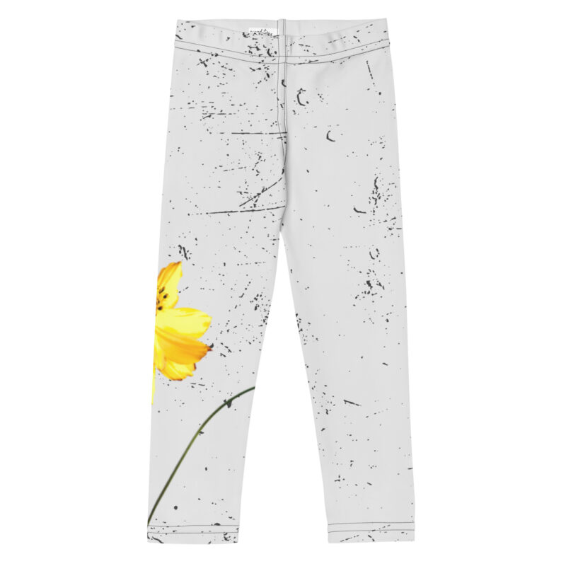 Yellow Cosmos – Children’s Leggings Yellow Cosmos – Children’s Leggings kids' leggings – 2T (front view)