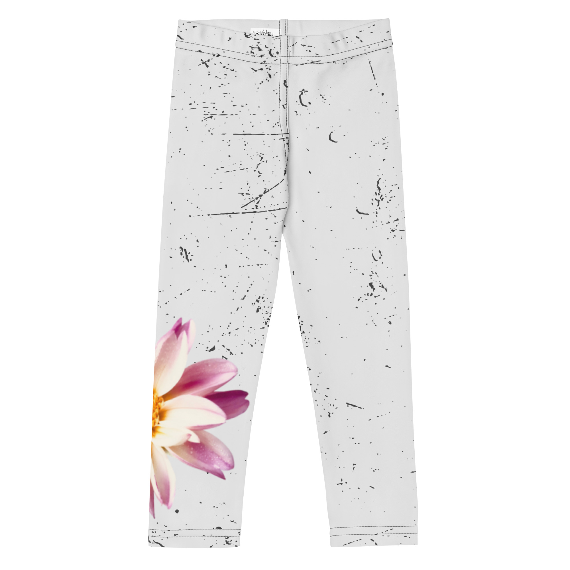 Dahlia Yellow – Children’s Leggings Dahlia Yellow – Children’s Leggings kids' leggings – 2T (front view)