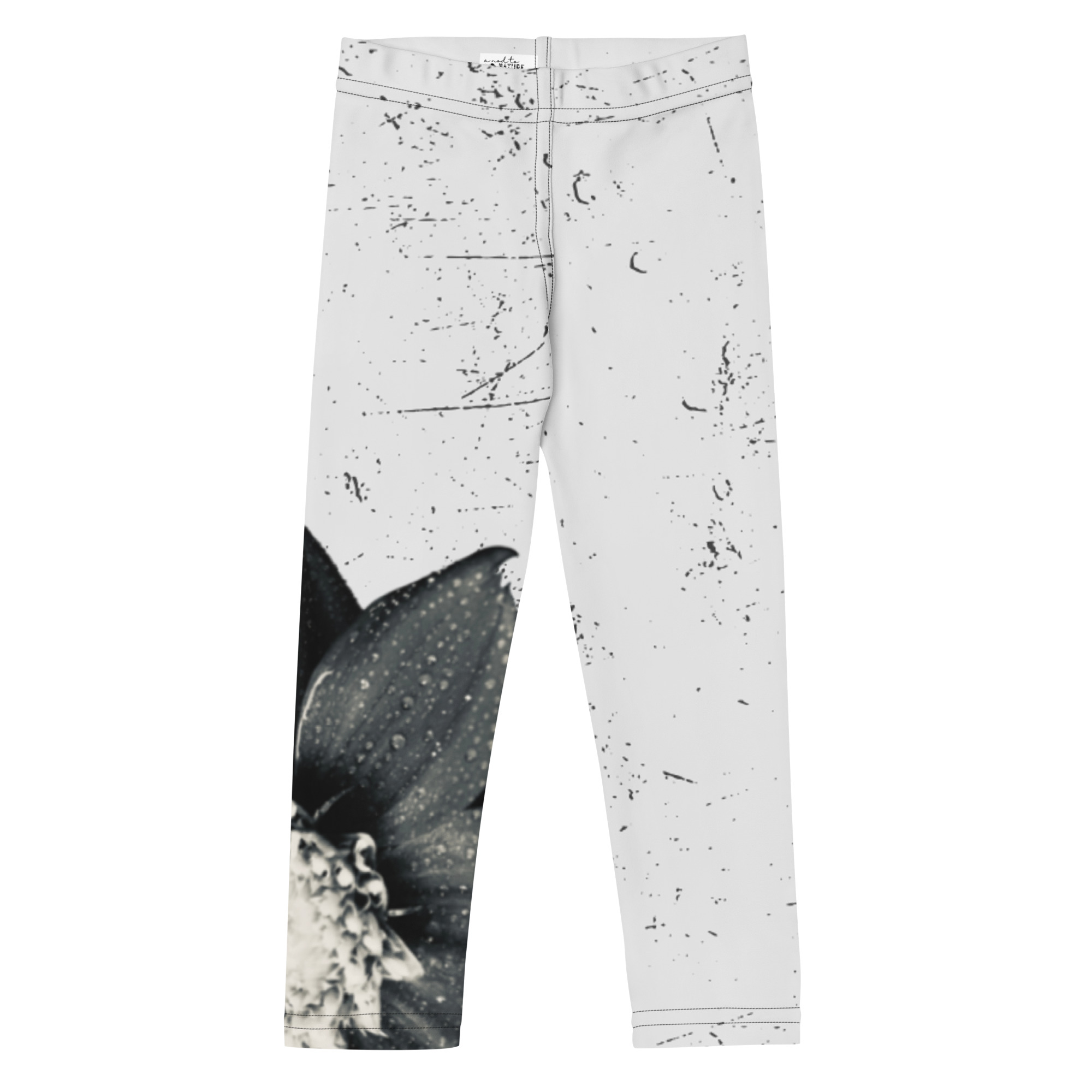 Black Dahlia – Children’s Leggings Black Dahlia – Children’s Leggings kids' leggings – 2T (front view)