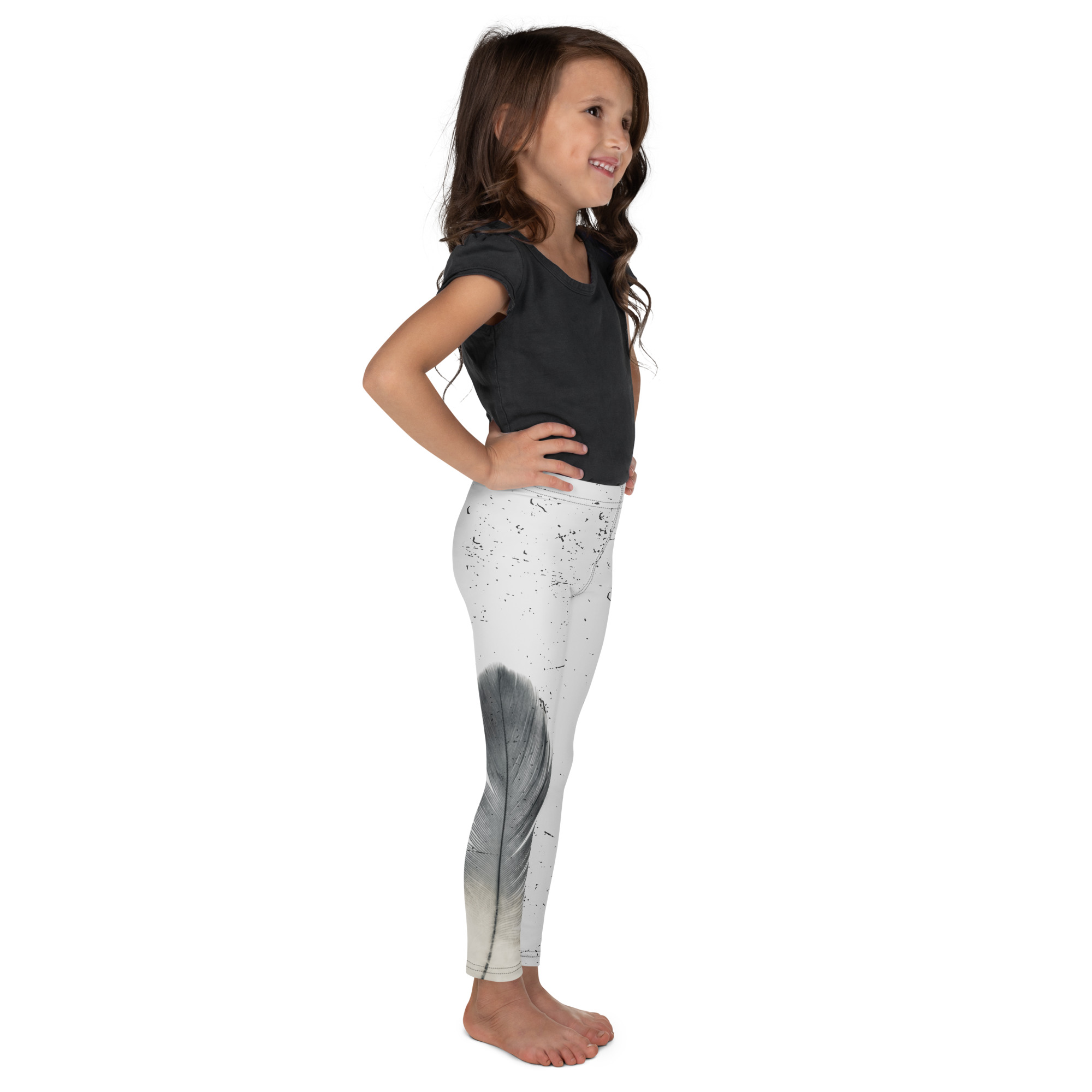 Feather – Children’s Leggings Feather – Children’s Leggings kids' leggings – 2T