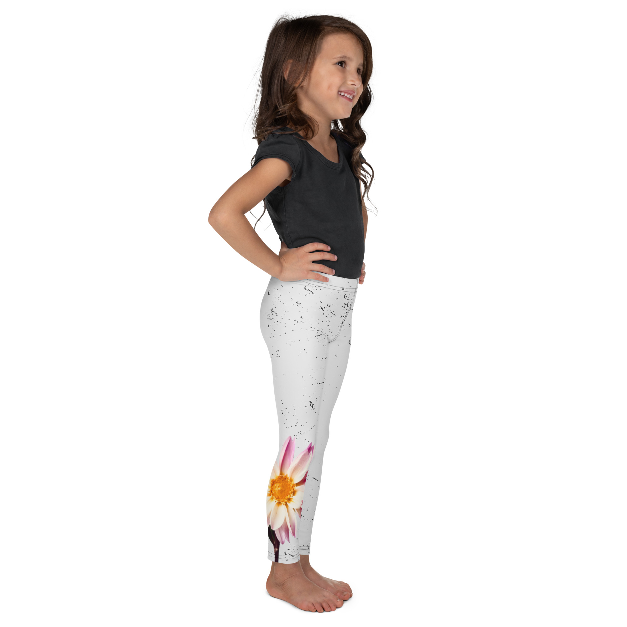 Dahlia Yellow – Children’s Leggings Dahlia Yellow – Children’s Leggings kids' leggings – 2T