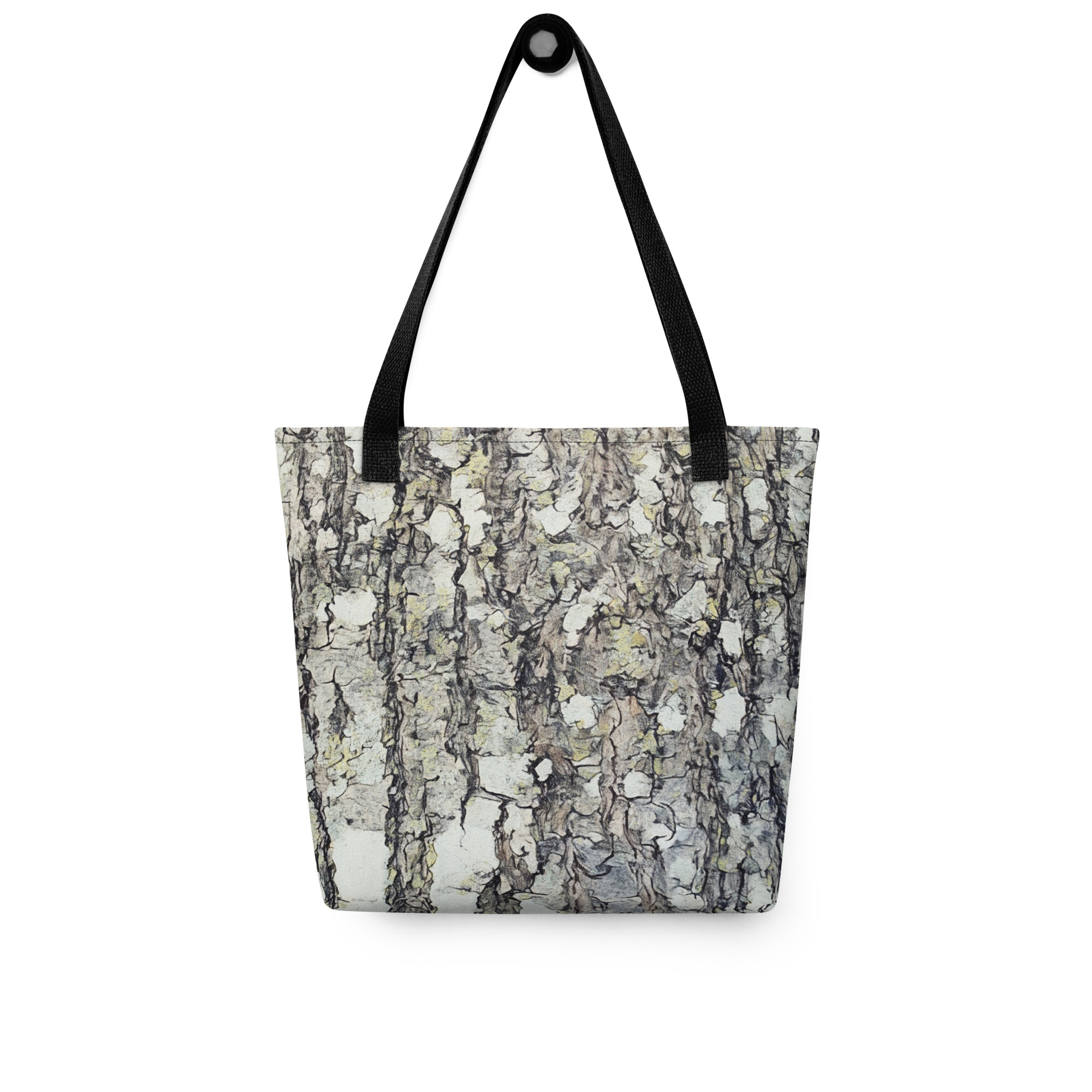 Pin Oak Bark – Graphic Tote Pin Oak Bark – Graphic Tote tote bags (front view)