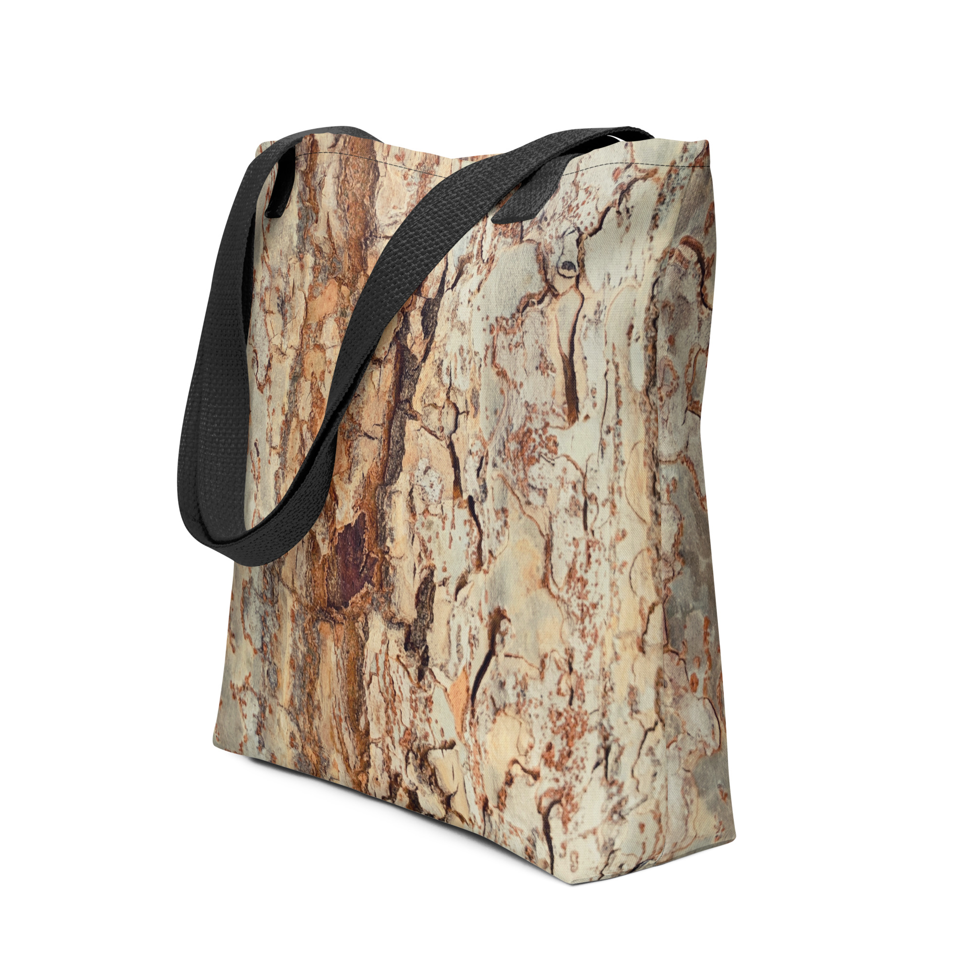 Chinese Elm Bark II – Graphic Tote Chinese Elm Bark II – Graphic Tote tote bags (front view)