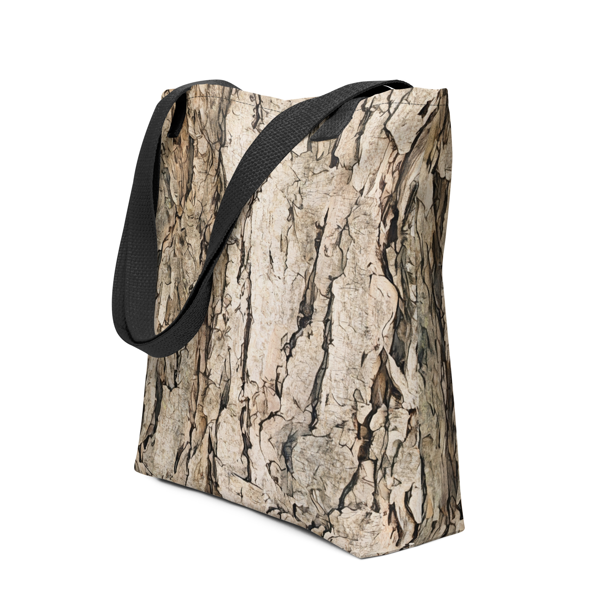 Cedar Elm Bark – Graphic Tote Cedar Elm Bark – Graphic Tote tote bags (front view)
