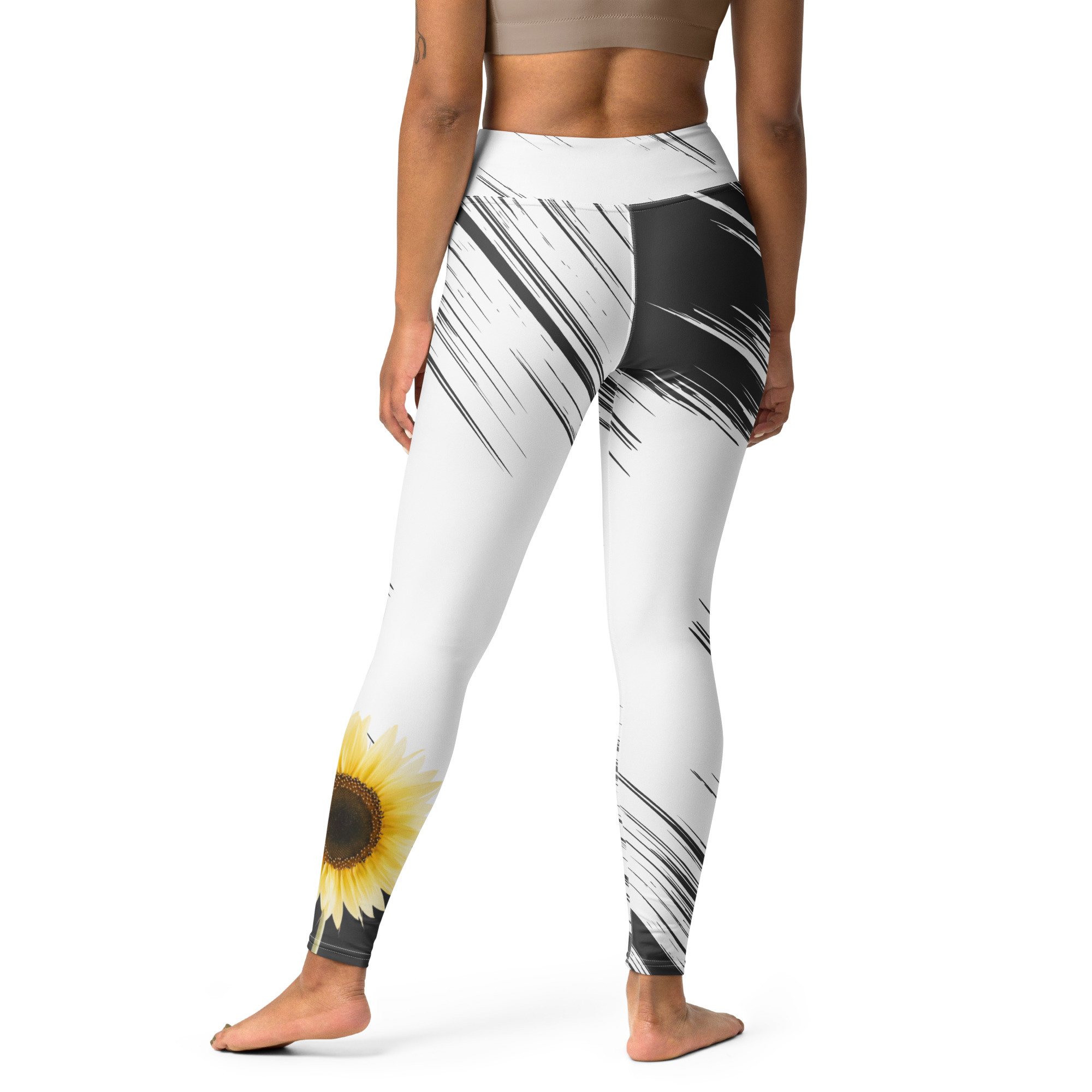 Sunflower – Yoga Leggings – XS (back view)