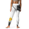 Yellow Cosmos – Yoga Leggings – XS (back view)