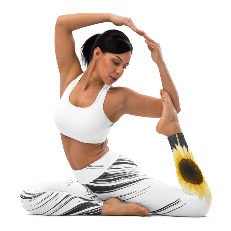 Sunflower – Yoga Leggings – XS (front view)