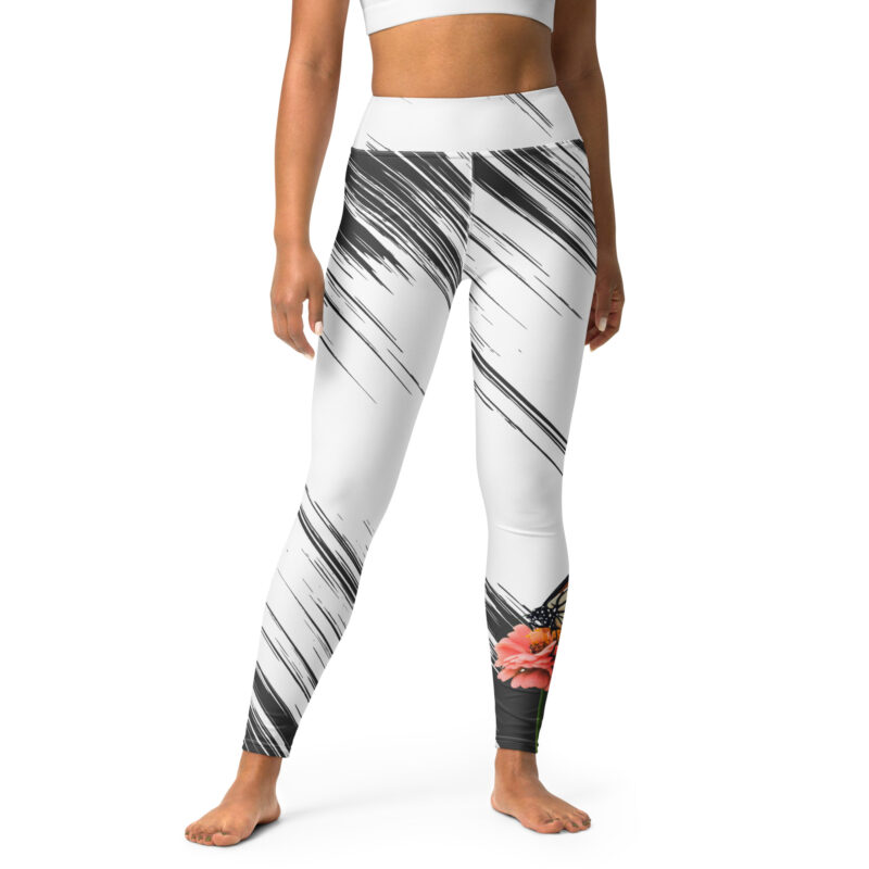Monarch Butterfly – Yoga Leggings – XS (front view)