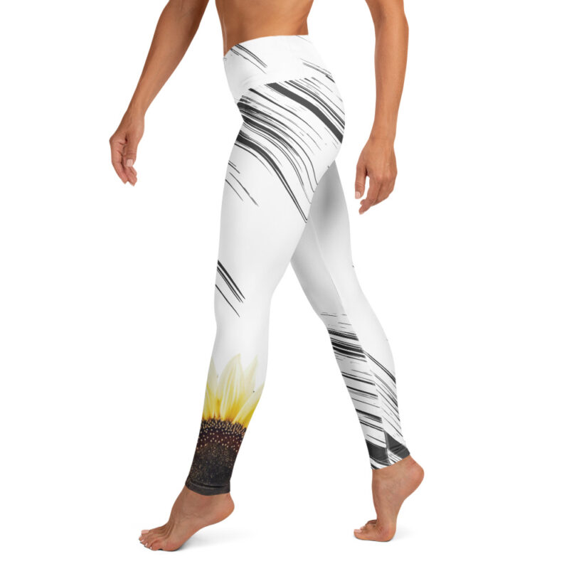 Golden Sunflower – Yoga Leggings – XS