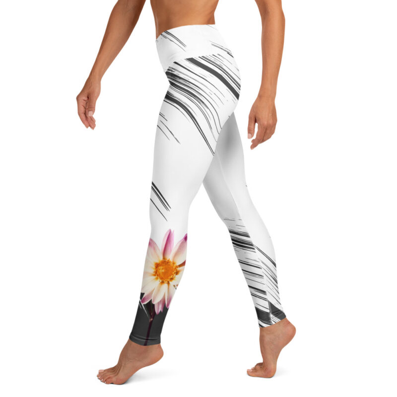 Pink Dahlia – Yoga Leggings – XS