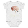 Blush Peony – Born to Bloom Blush Peony – Born to Bloom baby bodysuit – Ash (front view)