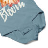 Peach Dahlia – Born to Bloom Peach Dahlia – Born to Bloom baby bodysuit – Ash (detail)