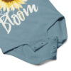 Sunflower – Born to Bloom Sunflower – Born to Bloom baby bodysuit – Ash (detail)