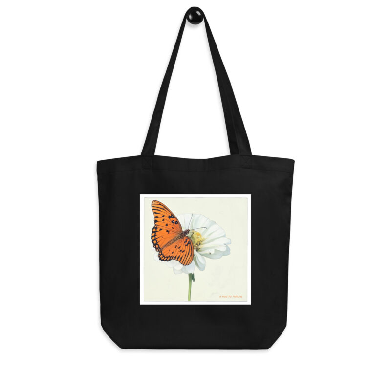 Flutter & Bloom – Organic Tote tote bags – Black