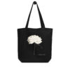 Peony – Organic Tote Peony – Organic Tote tote bags – Black (front view)