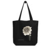 Double Cosmos – Organic Tote Double Cosmos – Organic Tote tote bags – Black (front view)