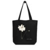 Cosmos – Organic Tote tote bags – Black (front view)