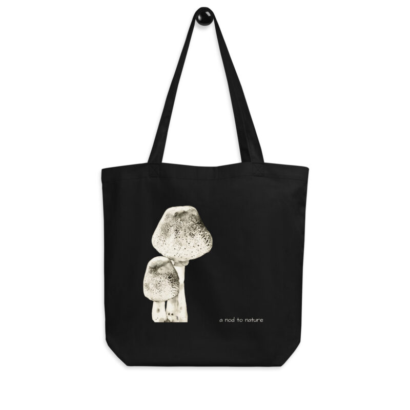 Mushroom -  – Organic Tote Mushroom - – Organic Tote tote bags – Black