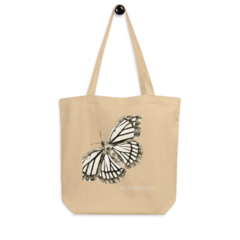 Butterfly – Organic Tote Butterfly – Organic Tote tote bags – Black (front view)