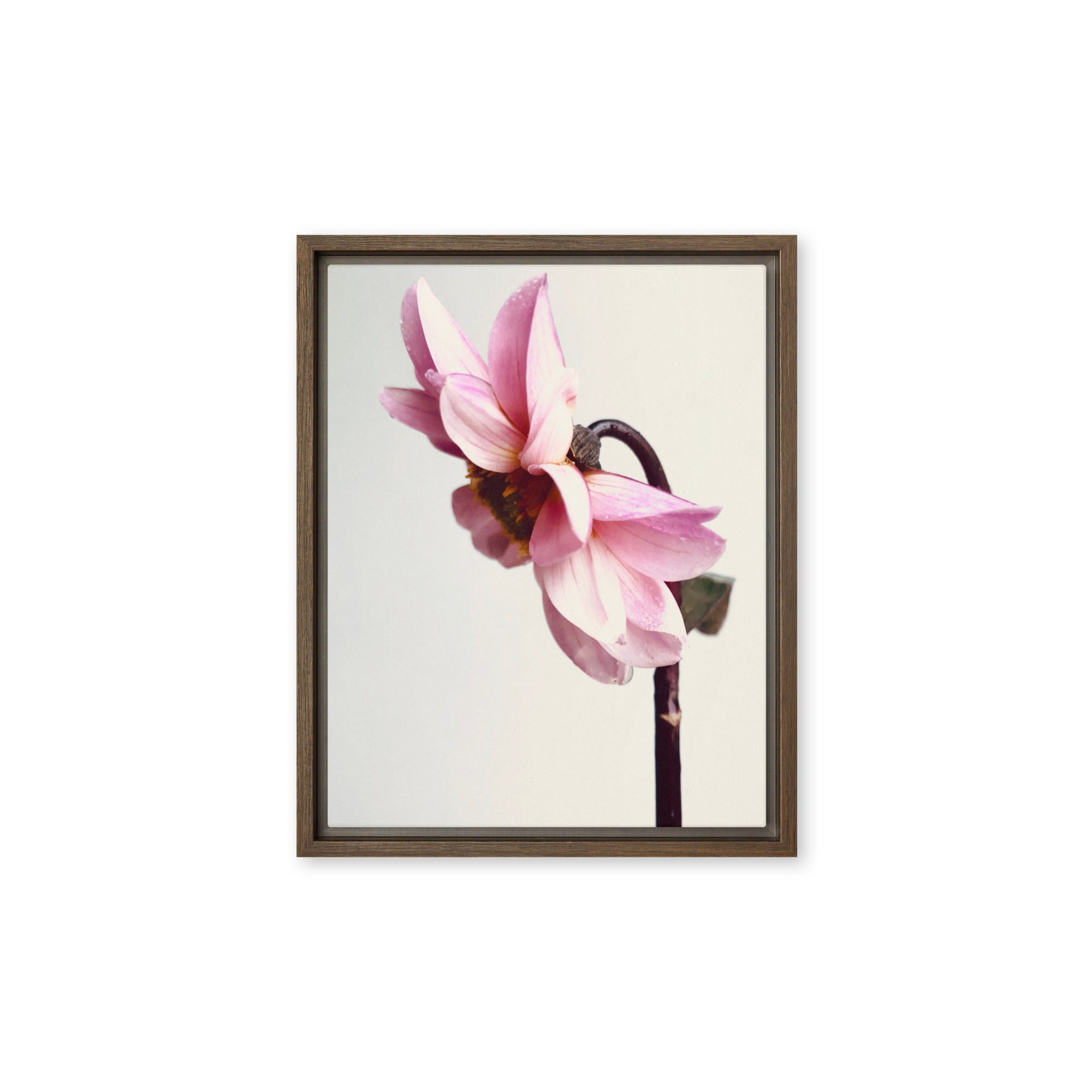 Reverent Bloom Reverent Bloom framed canvas art (front view)
