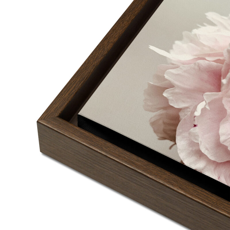 Soft Bloom framed canvas art (detail)