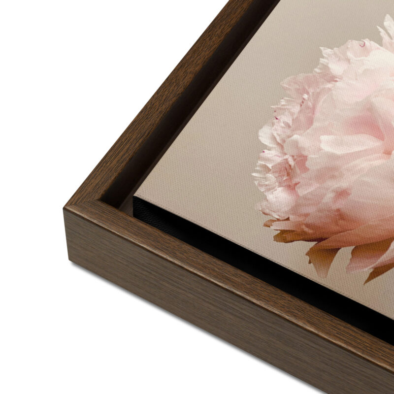 Soft Solitude framed canvas art (detail)