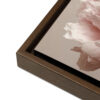 Contoured Bloom framed canvas art (detail)
