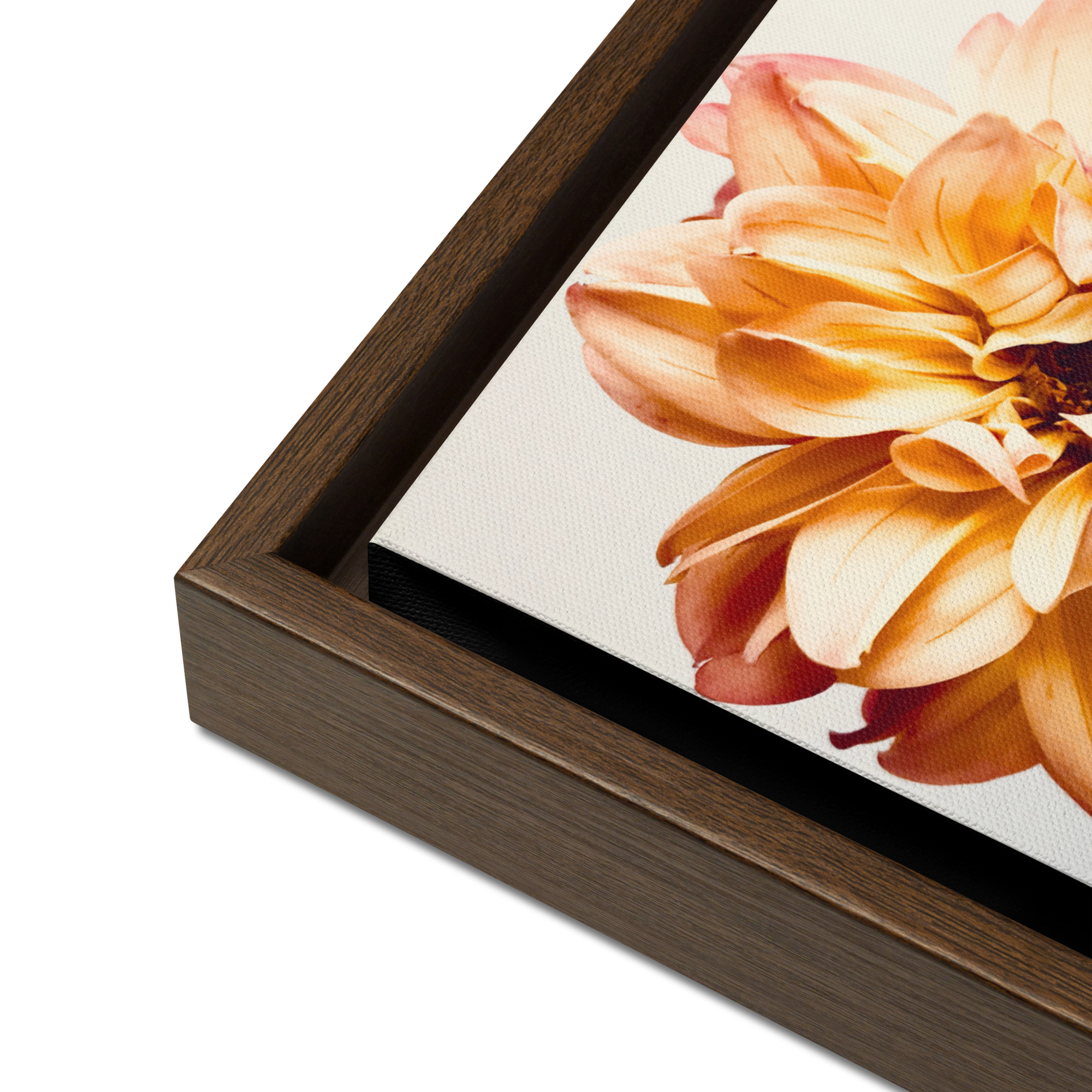 Amber Flame Amber Flame framed canvas art (detail)