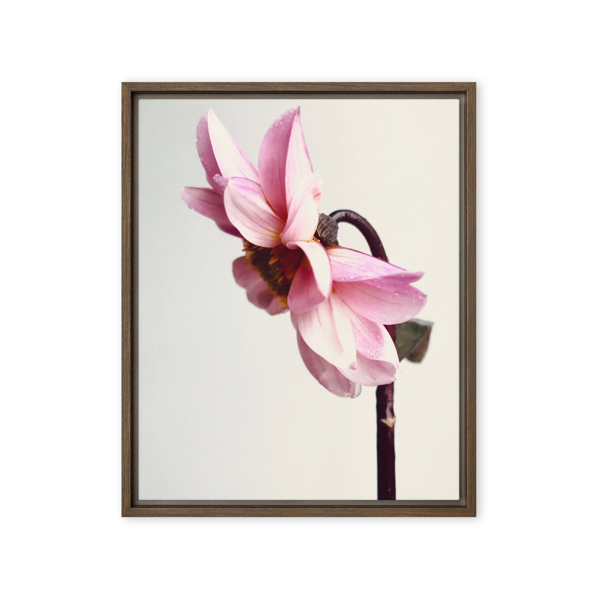 Reverent Bloom Reverent Bloom framed canvas art (front view)