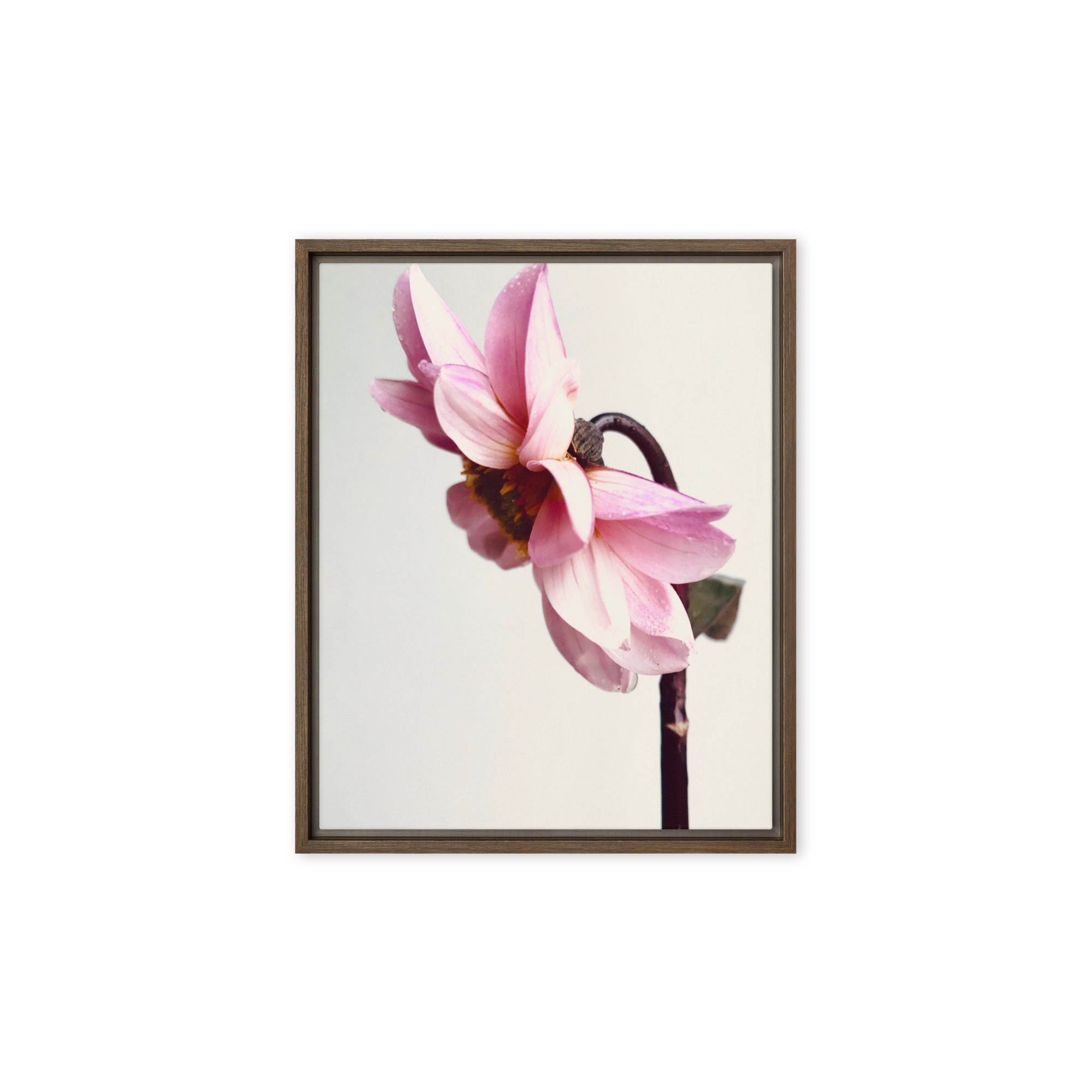 Reverent Bloom Reverent Bloom framed canvas art (front view)