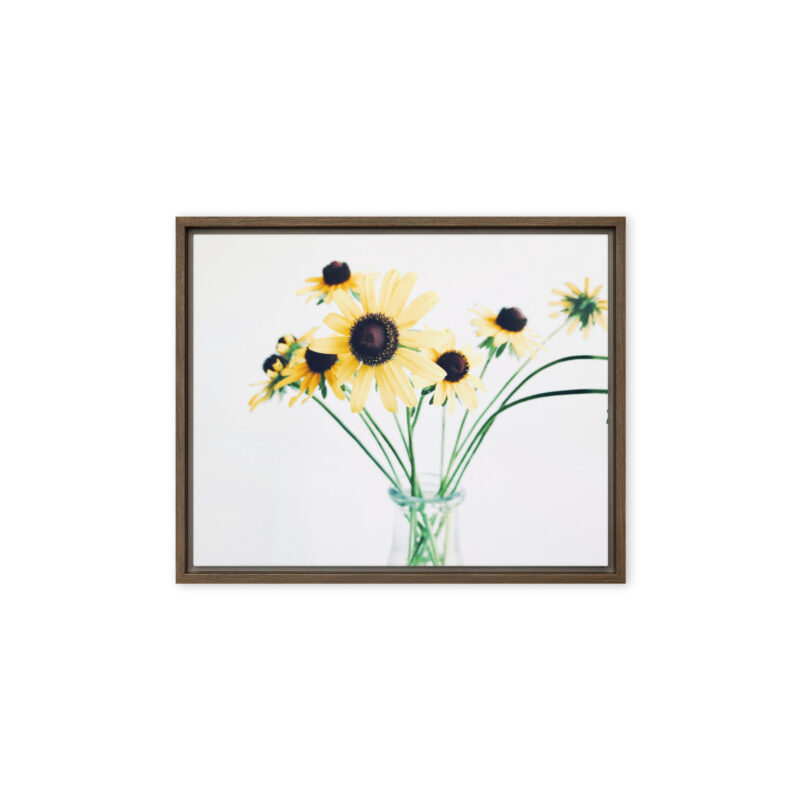 Summer Lean framed canvas art (front view)