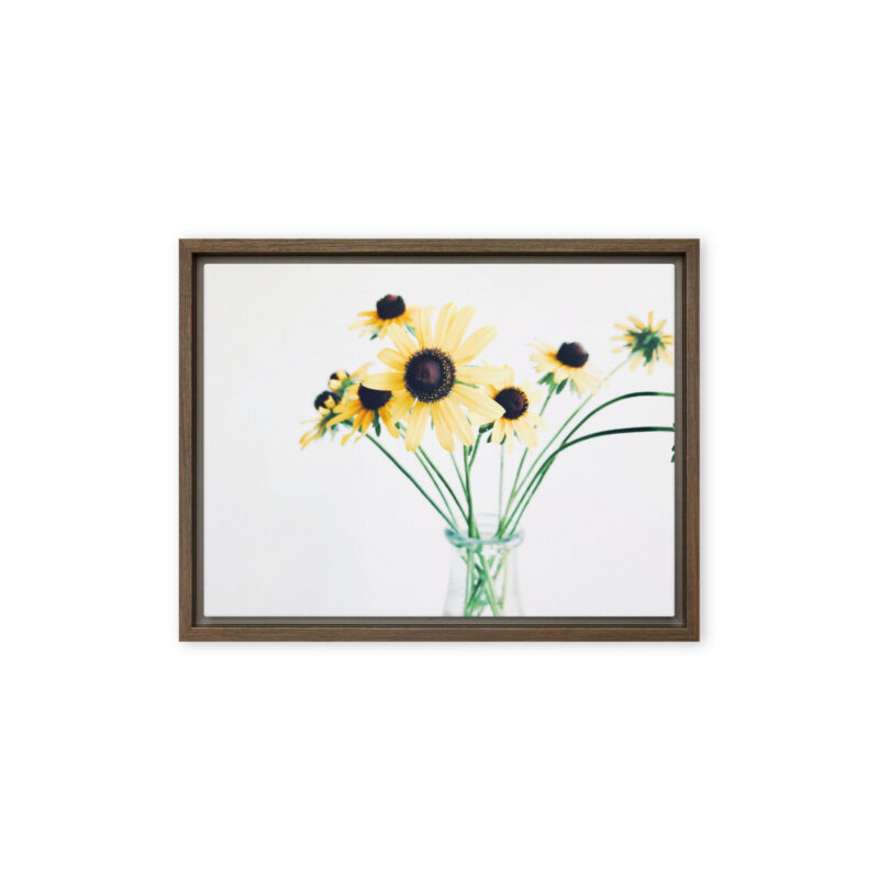 Summer Lean framed canvas art (front view)