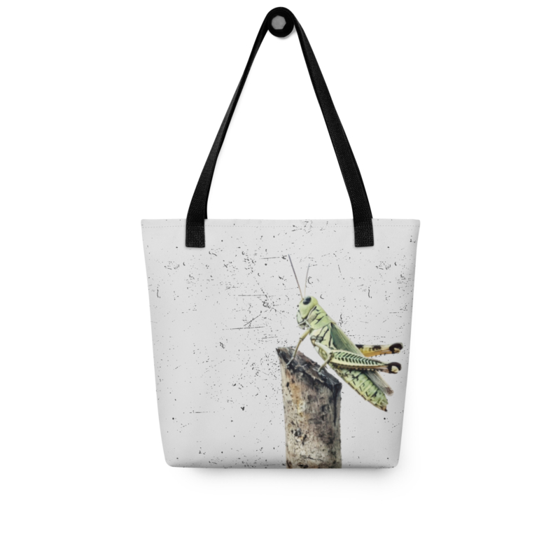 Hop-Grasser tote bags