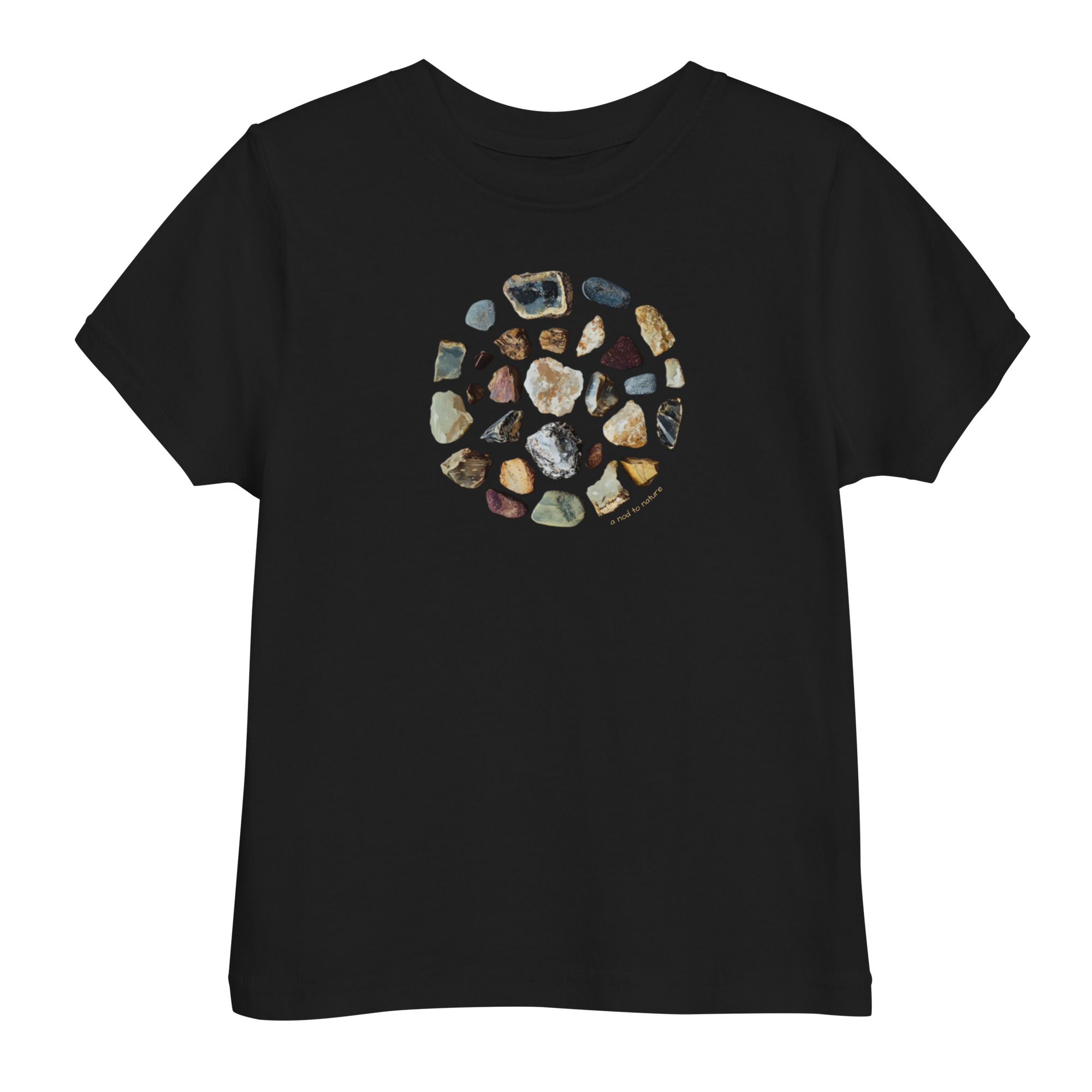 Circle of Stones Circle of Stones kids' t-shirt – Black (front view)