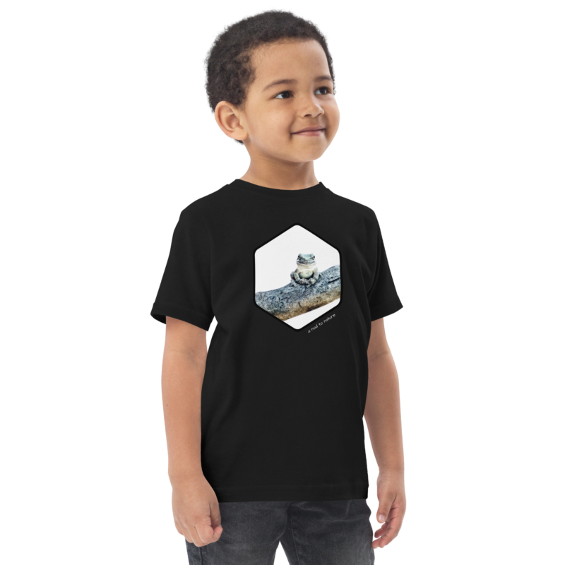 Tree Frog kids' t-shirt – Black