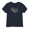 Pebble Heart Pebble Heart kids' t-shirt – Black (front view)