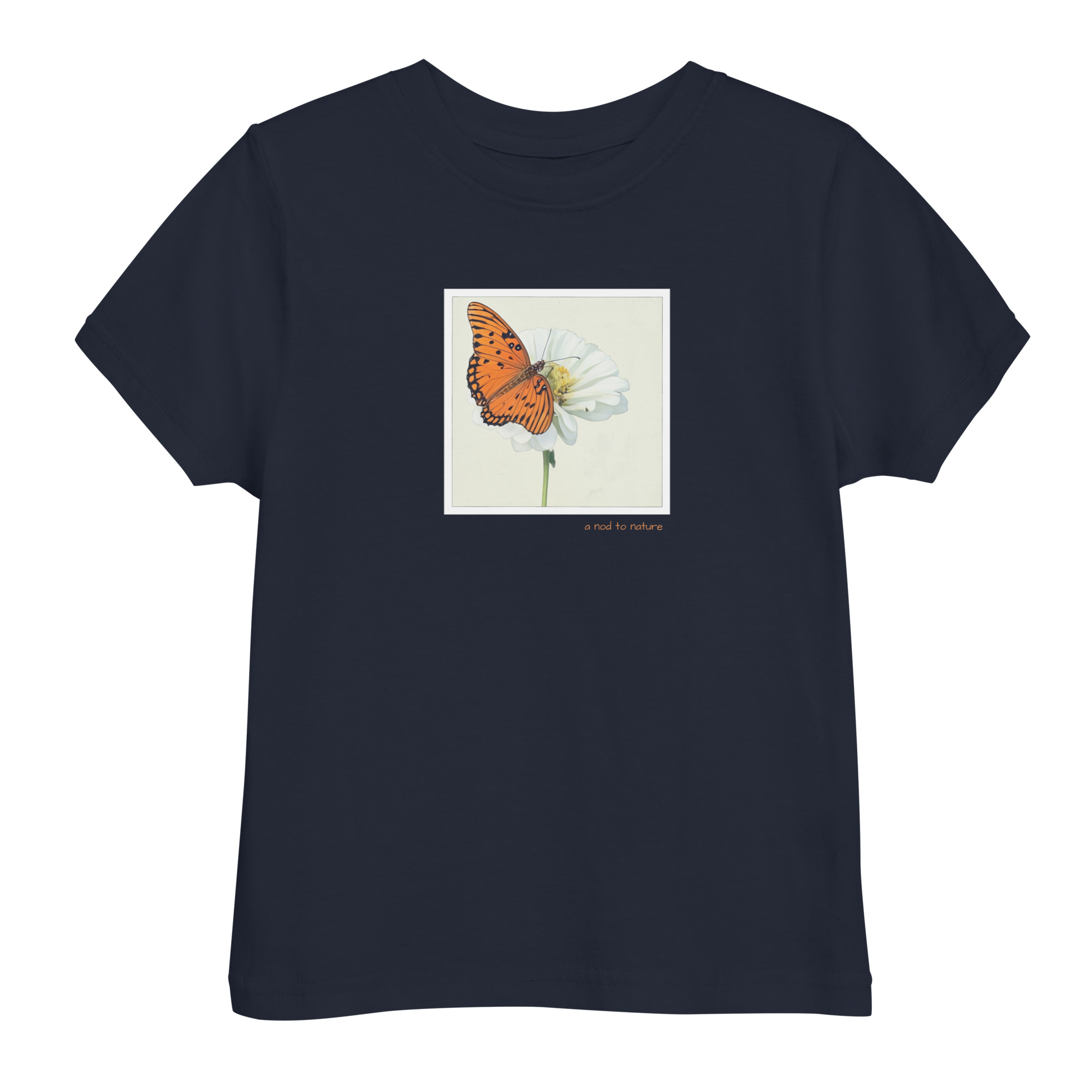 Flutter & Bloom – Children’s Tee Flutter & Bloom – Children’s Tee kids' t-shirt – Black (front view)