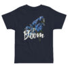 Born to Bloom – Blue Mistflower Born to Bloom – Blue Mistflower kids' t-shirt – 2 (front view)