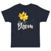 Born to Bloom – Cosmos kids' t-shirt – Black (front view)