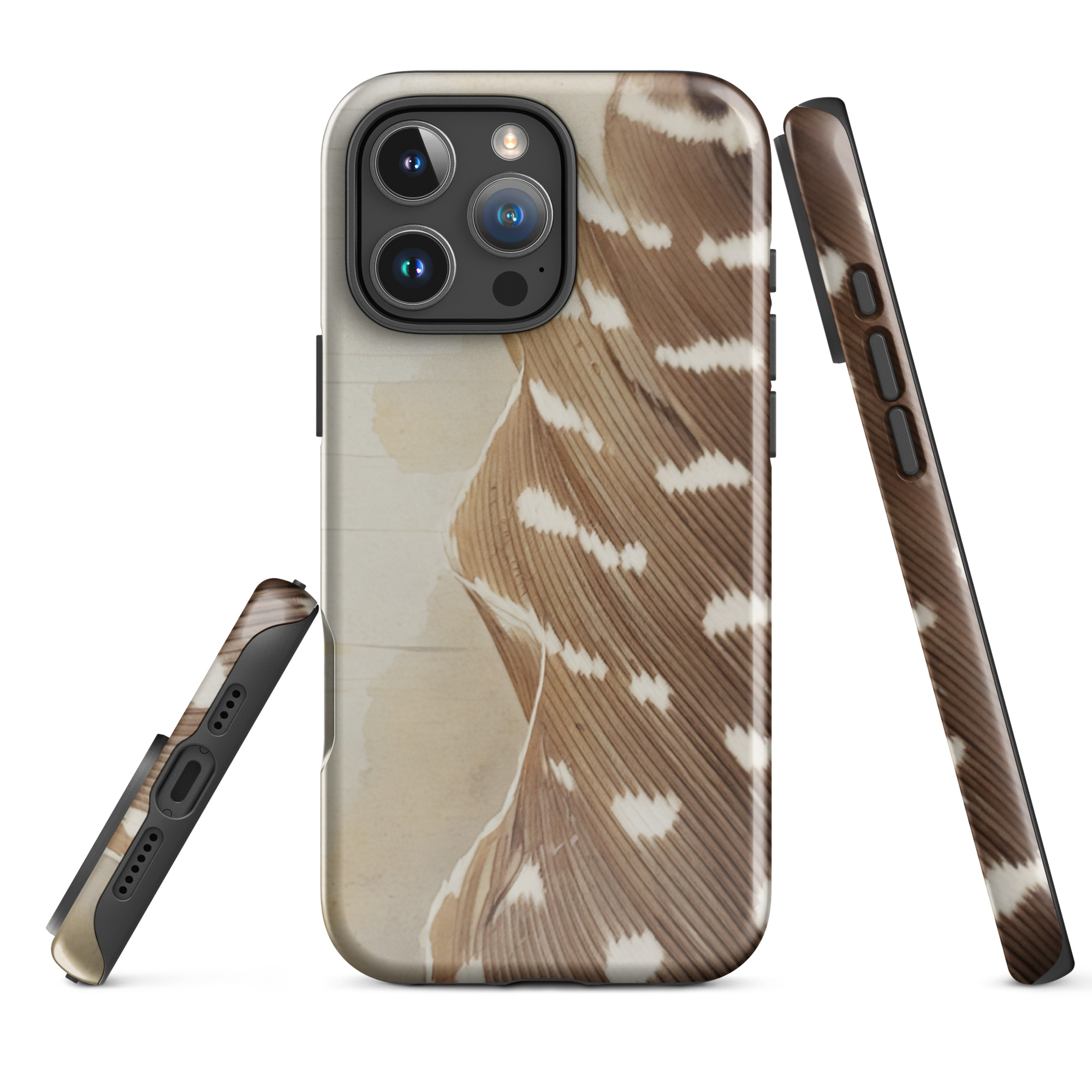 Brown Feather – iPhone® Case phone case – IPhone 11 (front view)