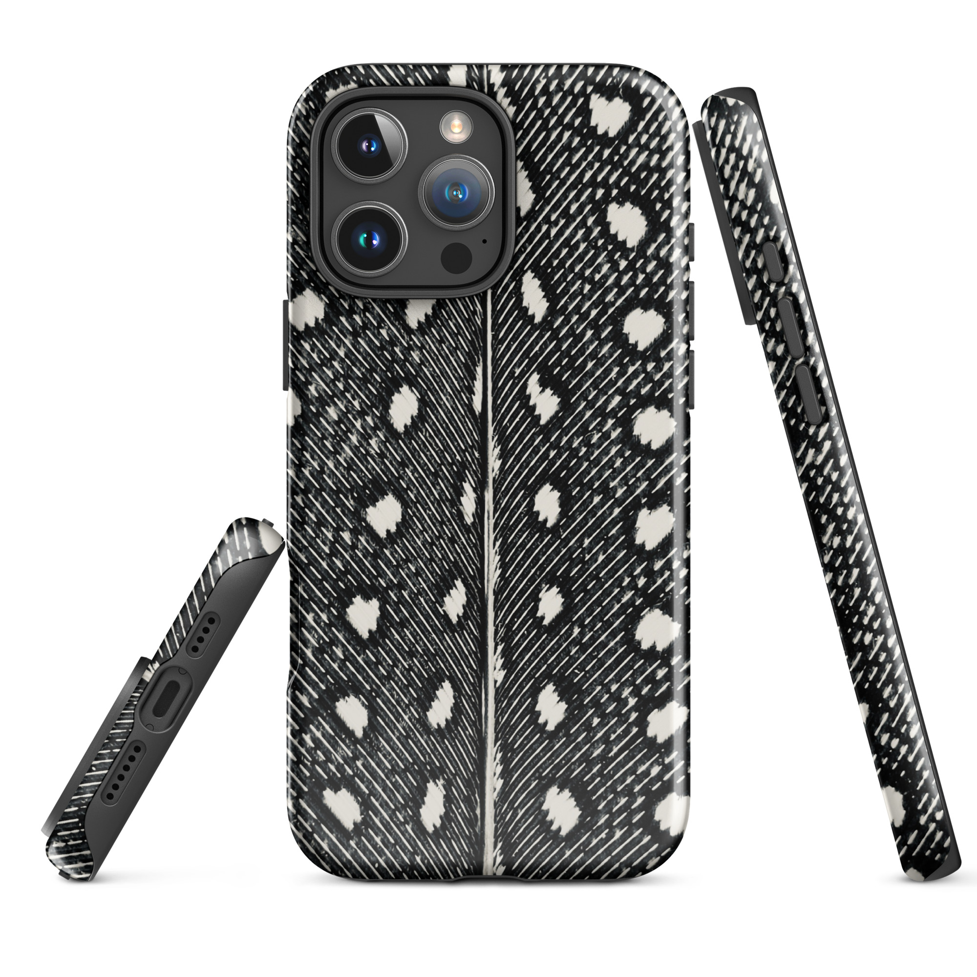 Feather Spots – iPhone® Case Feather Spots – iPhone® Case phone case – IPhone 11 (front view)