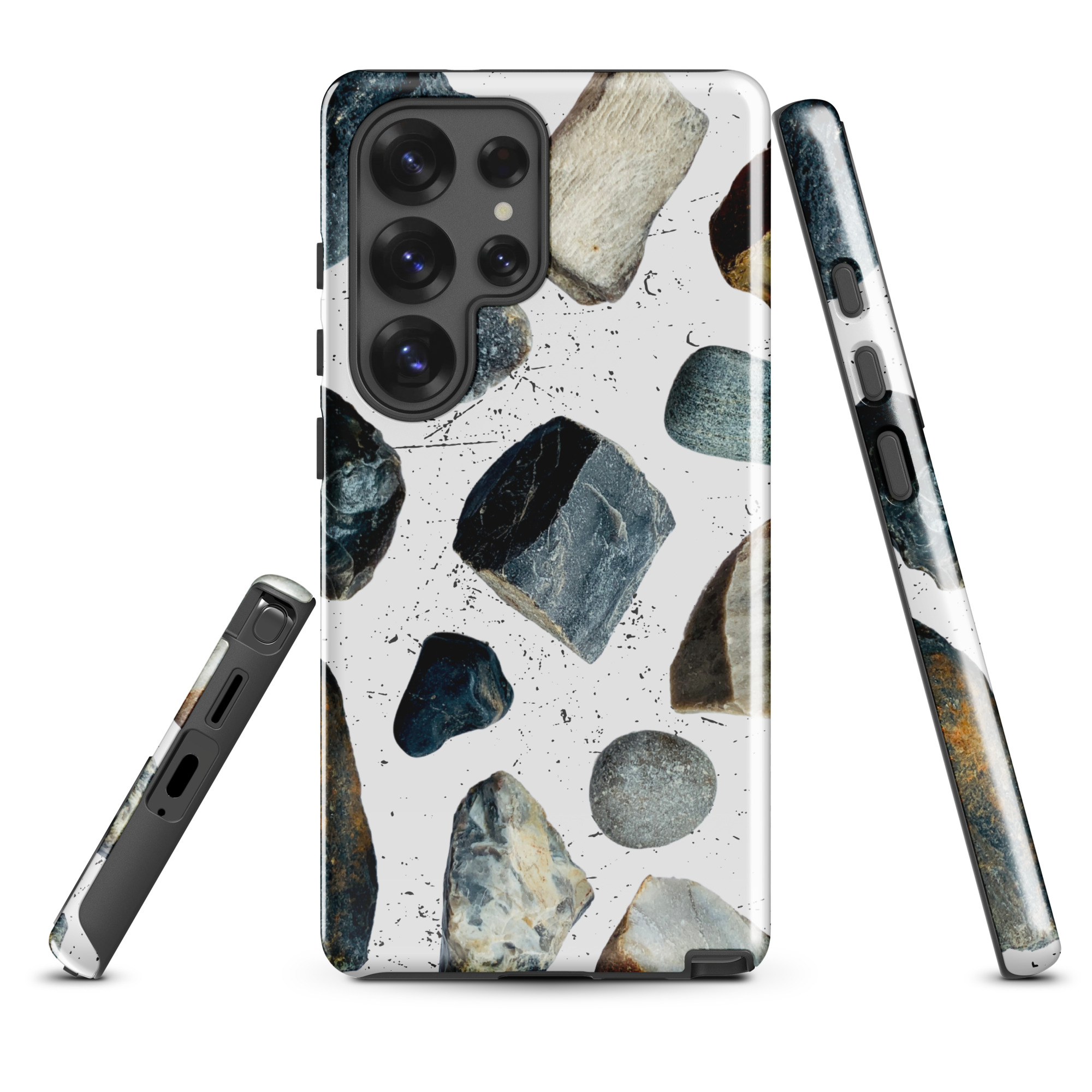 Blue Stones – Samsung® Case Blue Stones – Samsung® Case phone case – Samsung Galaxy S10 (front view)