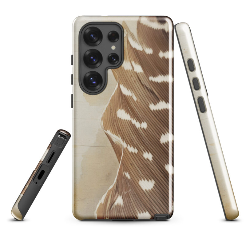 Brown Feather – Samsung® Case phone case – Samsung Galaxy S10